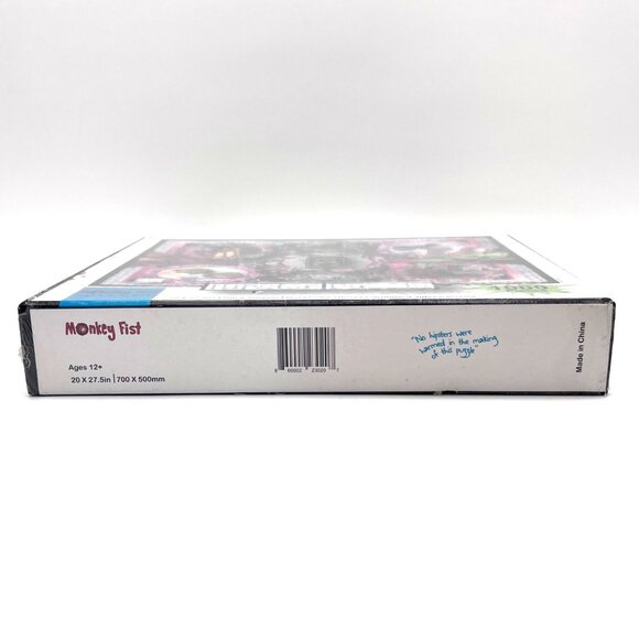 Hipster 1000 Piece Jigsaw Puzzle By Monkey Fist Vivid Color Glossy Cardboard 12+ - Picture 2 of 16